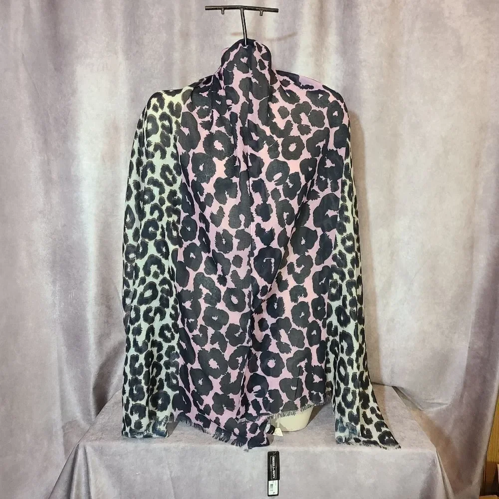 ‎Echo 23 Animal-Print Wrap PEONY ONE SIZE